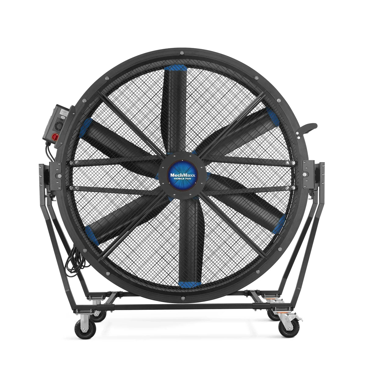 59" Portable Industrial Fan with Variable High-Efficiency PMSM Motor,Tiltable Mobile High Volume Floor Fan for Warehouse,Workshop & Gym