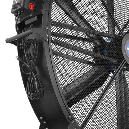 79" Portable Industrial Fan with Variable High-Efficiency PMSM Motor,Mobile High Volume Floor Fan for Warehouse,Workshop & Gym