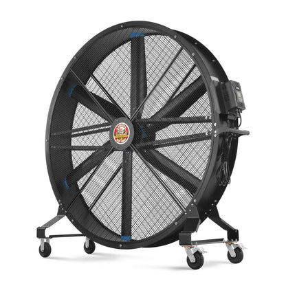 79" Portable Industrial Fan with Variable High-Efficiency PMSM Motor,Mobile High Volume Floor Fan for Warehouse,Workshop & Gym
