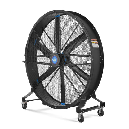 79" Portable Industrial Fan with Variable High-Efficiency PMSM Motor,Mobile High Volume Floor Fan for Warehouse,Workshop & Gym