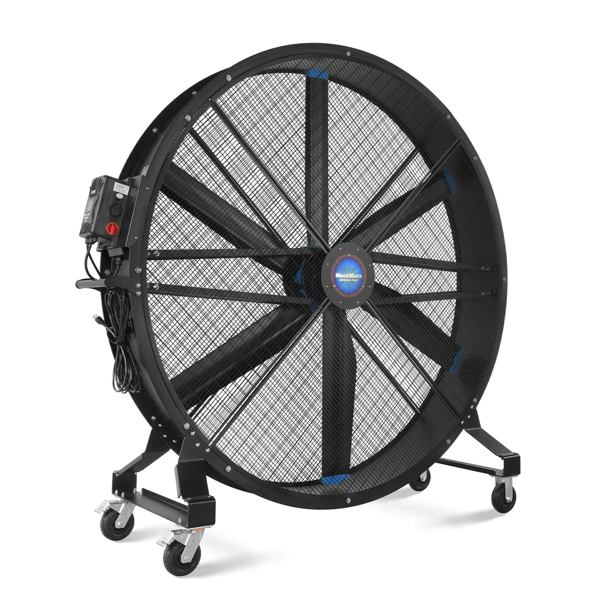 79" Portable Industrial Fan with Variable High-Efficiency PMSM Motor,Mobile High Volume Floor Fan for Warehouse,Workshop & Gym