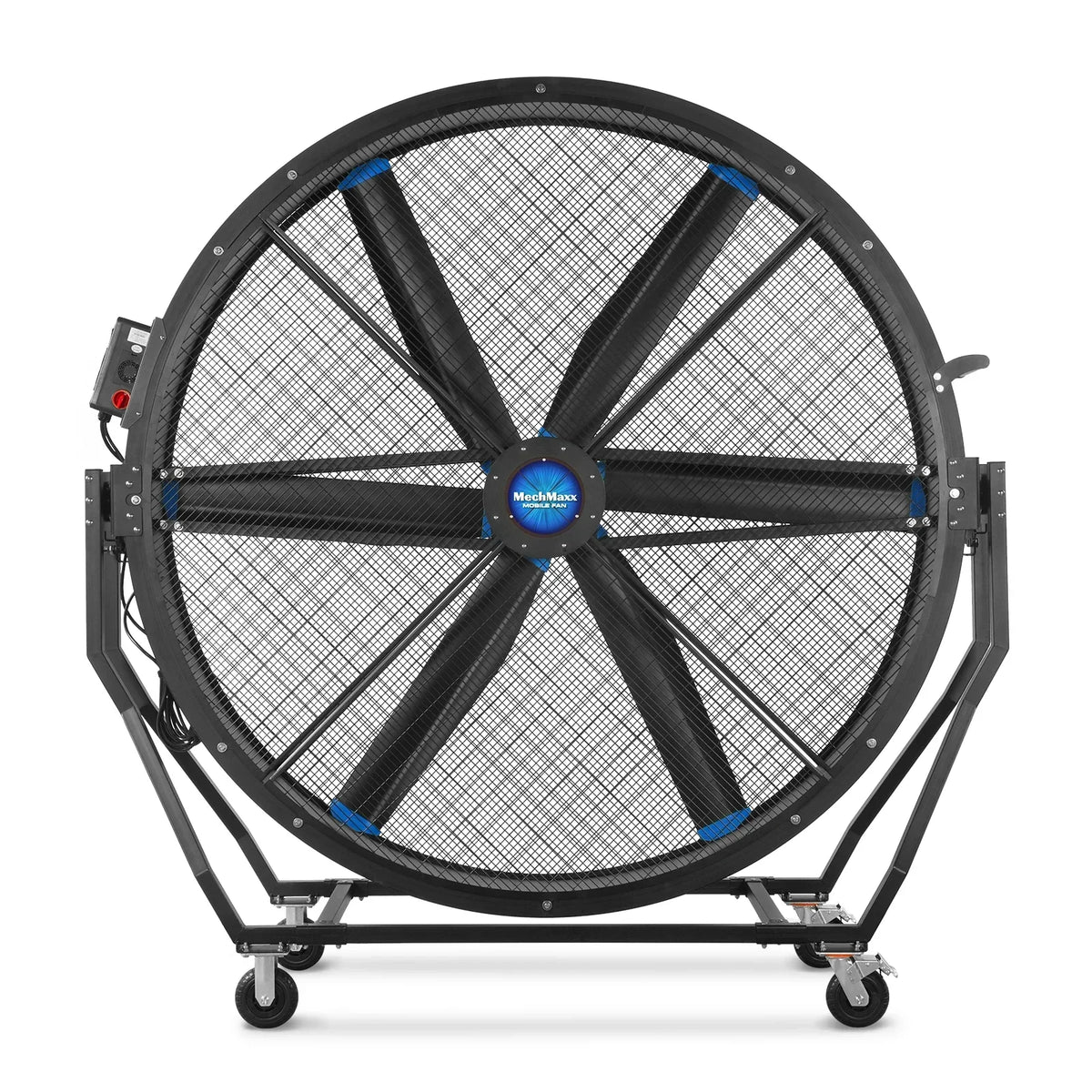 79" Portable Industrial Fan with Variable High-Efficiency PMSM Motor,Tiltable Mobile High Volume Floor Fan for Warehouse,Workshop & Gym