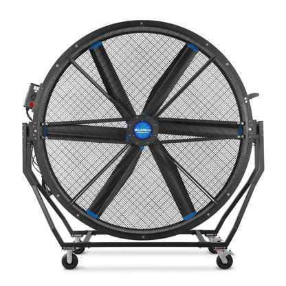 79" Portable Industrial Fan with Variable High-Efficiency PMSM Motor,Tiltable Mobile High Volume Floor Fan for Warehouse,Workshop & Gym