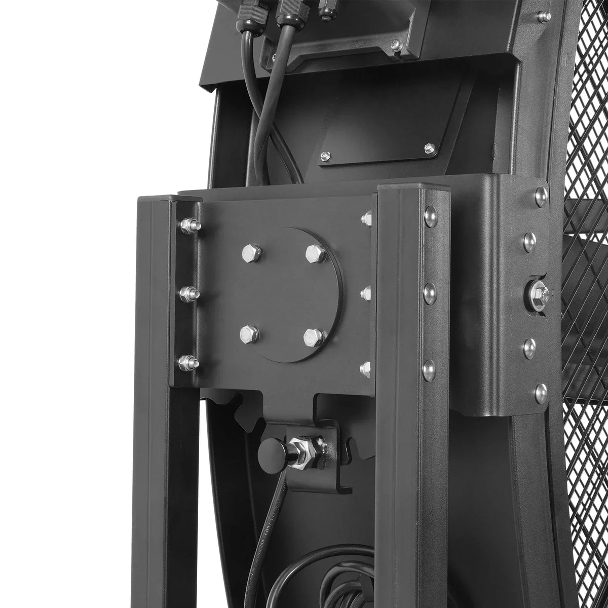 79" Portable Industrial Fan with Variable High-Efficiency PMSM Motor,Tiltable Mobile High Volume Floor Fan for Warehouse,Workshop & Gym