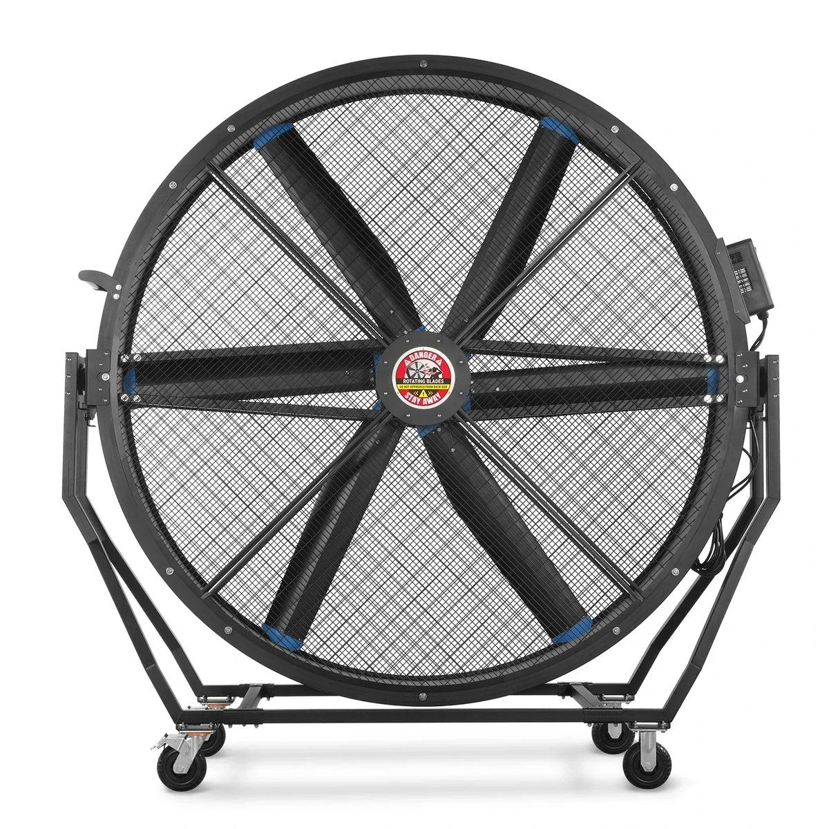 79" Portable Industrial Fan with Variable High-Efficiency PMSM Motor,Tiltable Mobile High Volume Floor Fan for Warehouse,Workshop & Gym