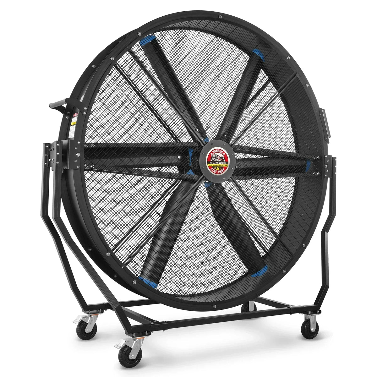 79" Portable Industrial Fan with Variable High-Efficiency PMSM Motor,Tiltable Mobile High Volume Floor Fan for Warehouse,Workshop & Gym