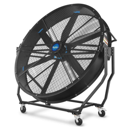 79" Portable Industrial Fan with Variable High-Efficiency PMSM Motor,Tiltable Mobile High Volume Floor Fan for Warehouse,Workshop & Gym