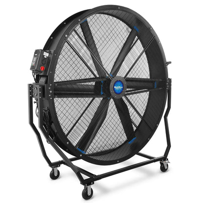 79" Portable Industrial Fan with Variable High-Efficiency PMSM Motor,Tiltable Mobile High Volume Floor Fan for Warehouse,Workshop & Gym