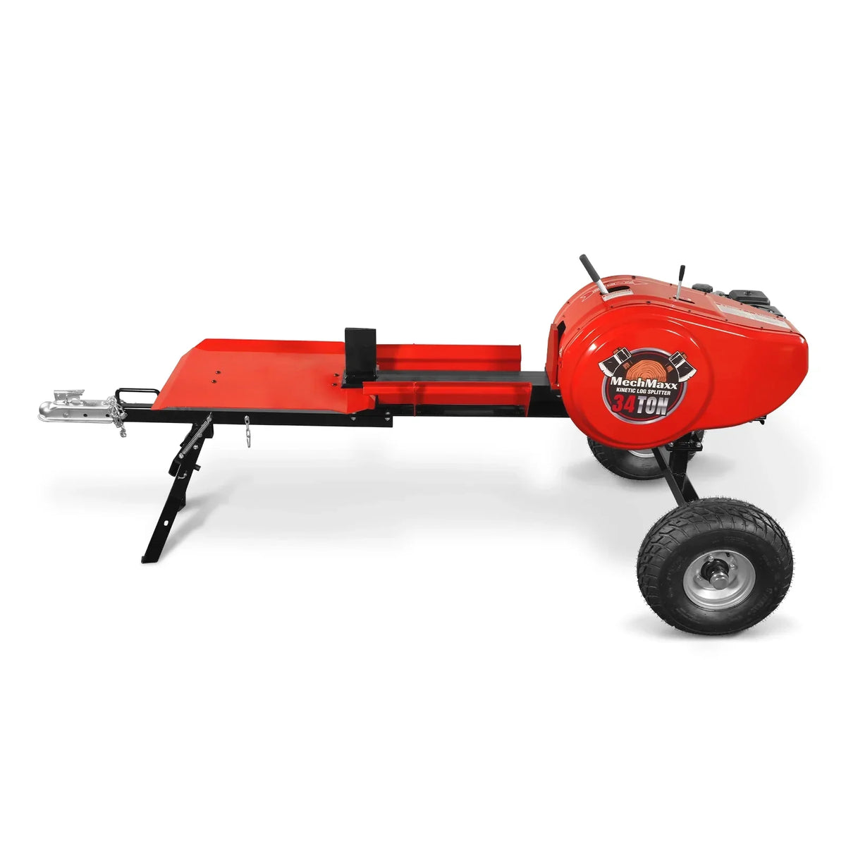34 Ton Kinetic Log Splitter & Firewood Conveyor Bundle, KT34 & HC2016
