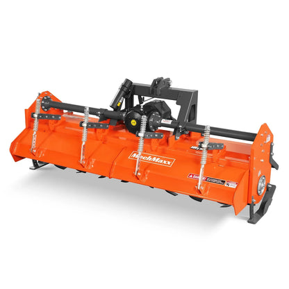 90 in Heavy Duty Rotary Tiller,  3 Point Hitch Cat.2,  Gear Drive,  PTO Shaft Included with Slip Clutch,  50-90 HP,  HRT90