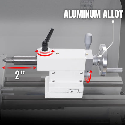 1.5 HP 10'' x 30'' Combination Lathe Milling Drilling Machine, 1.5'' Spindle Bore, 0-2000 RPM Variable Speed, High Precision Benchtop Lathe for Metalworking – Without Stand 1030VC