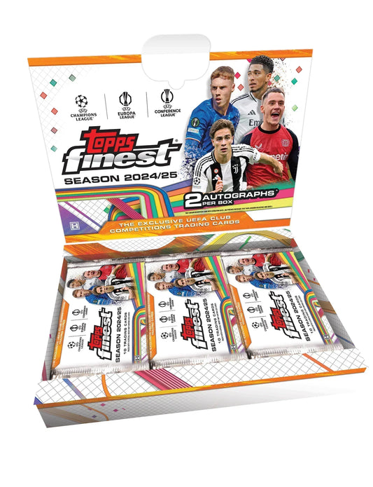 2024-25 Topps UEFA Club Competitions Finest Soccer Hobby Box