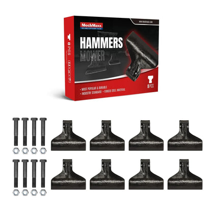 ( 1 Pack / 8 Pcs ) Hammer for AGF; VBM; KDK Flail Mower (SKU: 150202; 150203; 150204; 150205; 150206; 150207; 150208; 150205; 150206; 150207; 150208; 150290）
