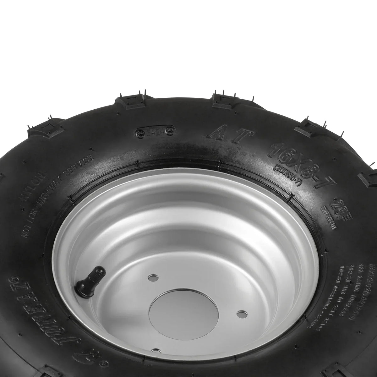 Left Rear Tire for Wood Chipper GS1500 ( SKU: 110200, 110200Y, 110200K )