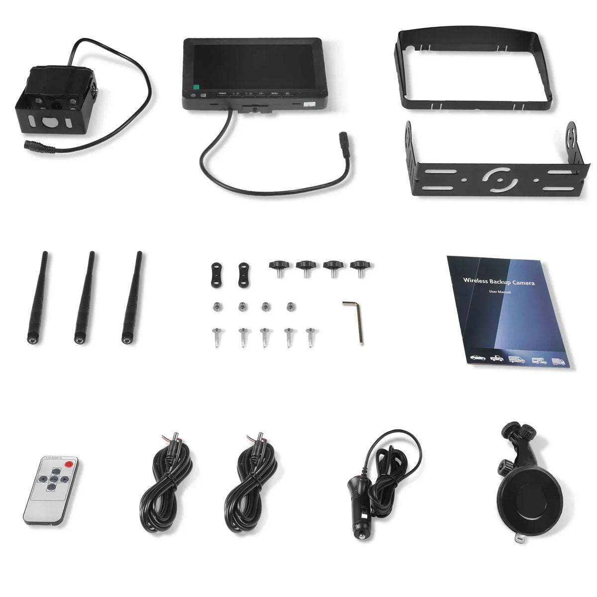 Farming HD Backup 1080P Camera for Agri Industry 7" LCD