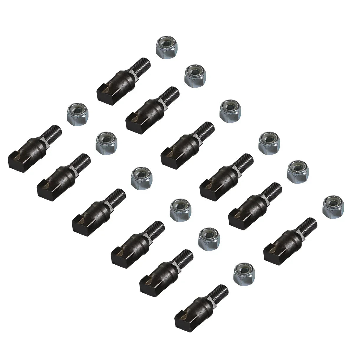 (1 Pack / 12 Pcs) Teeth and Nuts for Stump Grinder SG24; SG24PRO; SG28; SG30PRO; SG61, (SKU: 150151;150151G;150181;150181G;150182;150182G;150183;150183G;150501; 150602)