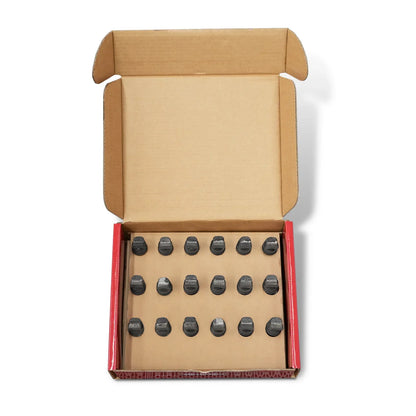 (1 Pack / 18 Pcs) Teeth and Nuts for Stump Grinder SG24; SG24PRO; SG28; SG30PRO; SG61, (SKU: 150151; 150151G; 150181; 150181G; 150182; 150182G; 150183; 150183G; 150501; 150602)