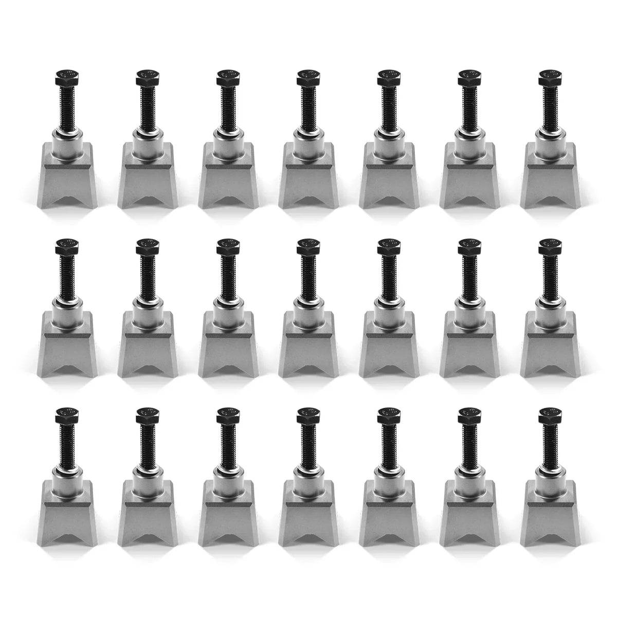( 1 Pack / 21 Pcs ) Teeth for Mini Skid Steer Drum Forestry Brush Mulcher Attachment