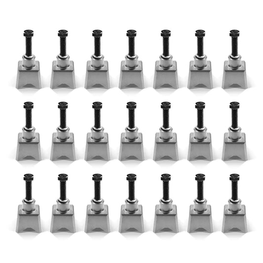( 1 Pack / 21 Pcs ) Teeth for Mini Skid Steer Drum Forestry Brush Mulcher Attachment