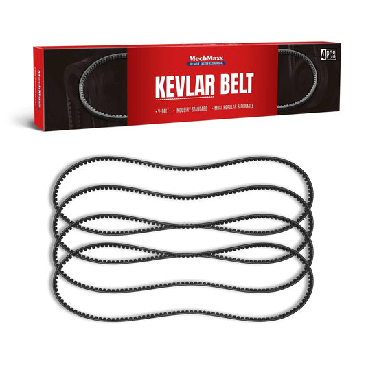 ( 1 Pack / 4 Pcs ) Kevlar V-belts for Honda Wood Chipper B200, (SKU: 110811）