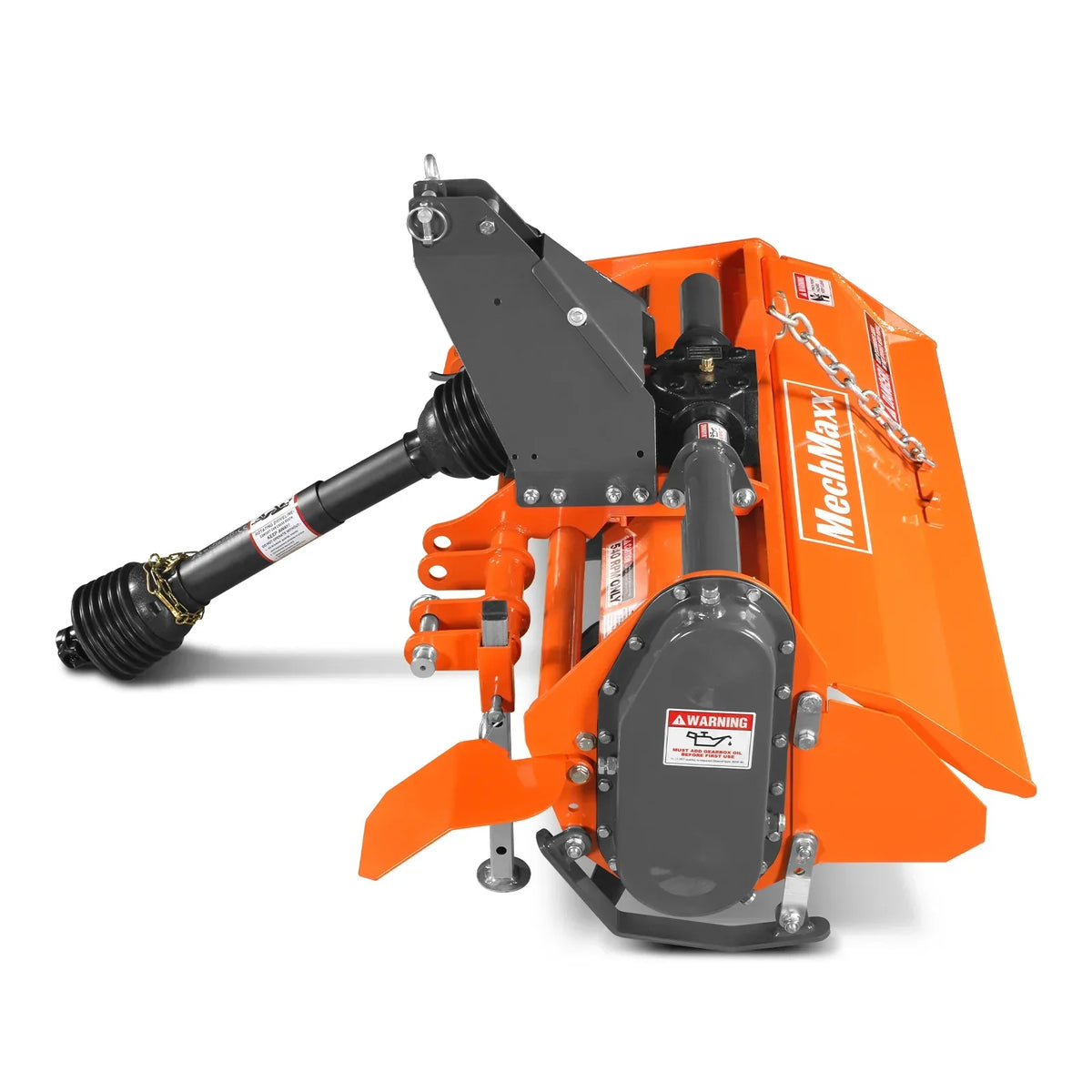 45 in Rotary Tiller,  3 Point Hitch Cat.1,  Chain Drive,  PTO Shaft Included with Shear Bolt,  15-35 HP,  LRT45