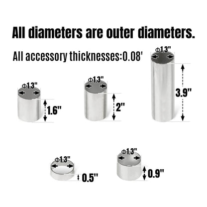 Bushings for Landscape Rake Wheel (for SKU: 201026, 201027)