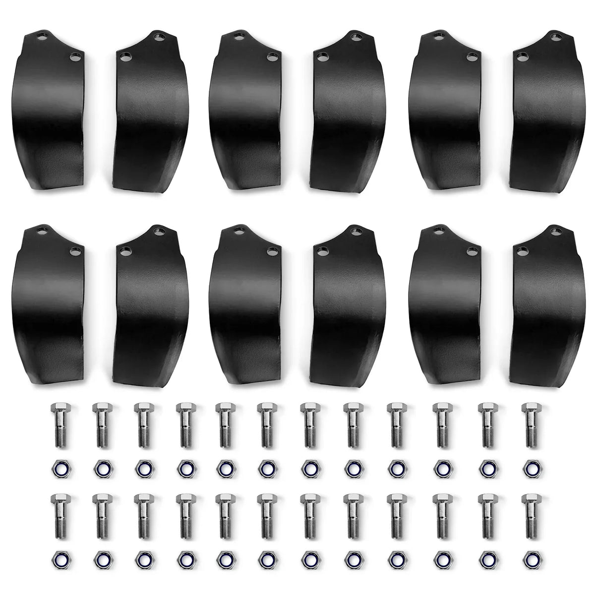 ( 1 Pack / 12 Pcs ) Blades for MRT Rotary Tiller  (for SKU: 201110; 201112; 201113）