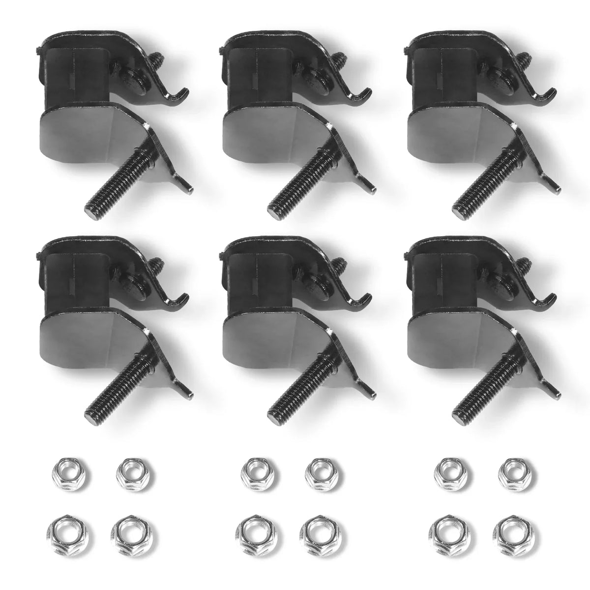 ( 1 Pack / 6 Pcs ) 6 pcs Rubber Mounting Clamps (for SKU: 204002, 204003, 204004, 204006, 204007, 204008, 204010, 204011, 204012)