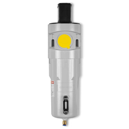 99 CFM Compressed Air Oil-Water Separator Precision Filter,1μm,Oil Content 1ppm, With Auto Drain, Pressure Gauge