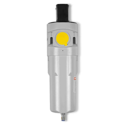 127 CFM Compressed Air Oil-Water Separator Precision Filter,1μm,Oil Content 1ppm, With Auto Drain, Pressure Gauge