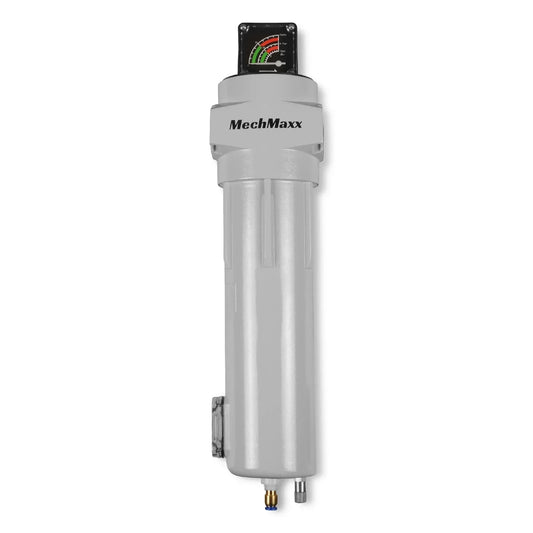 254 CFM Compressed Air Oil-Water Separator Precision Filter,1μm,Oil Content 1ppm, With Auto Drain, Pressure Gauge