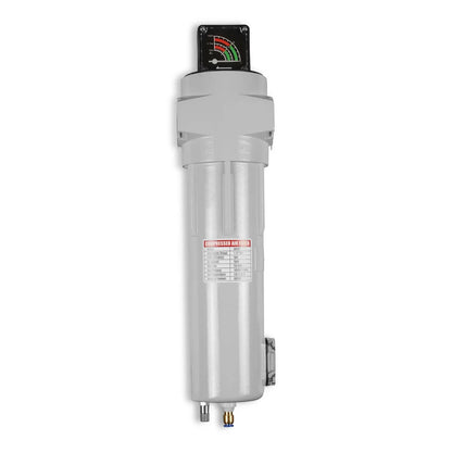 254 CFM Compressed Air Oil-Water Separator Precision Filter,1μm,Oil Content 1ppm, With Auto Drain, Pressure Gauge