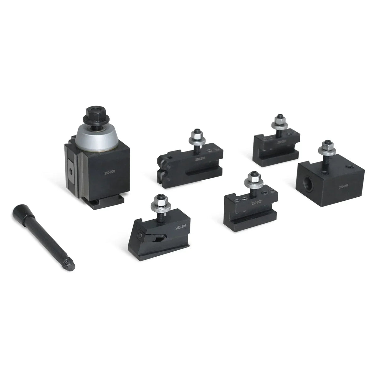 Piston Quick Change Tool Posts and Holders 251-200 Size for SKU: 500007 | Model: 1130V SKU: 500008 | Model: 1130VD SKU: 500009 | Model: 1440G SKU: 500011 | Model: 1337GN SKU: 500012 | Model: 1337G4 SKU: 500013 | Model: 1340G