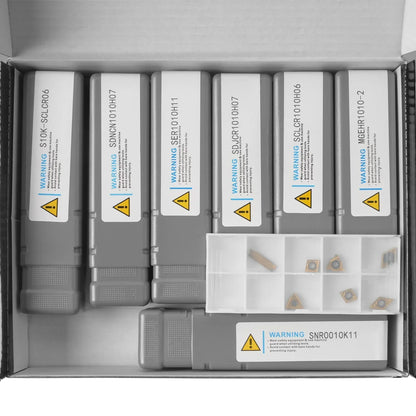 Turning tools 10*10 set 7 pcs for SKU: 500003 | Model: 0831V  SKU: 500004 | Model: 0831VD