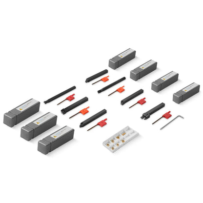 Turning tools 10*10 set 7 pcs for SKU: 500003 | Model: 0831V  SKU: 500004 | Model: 0831VD