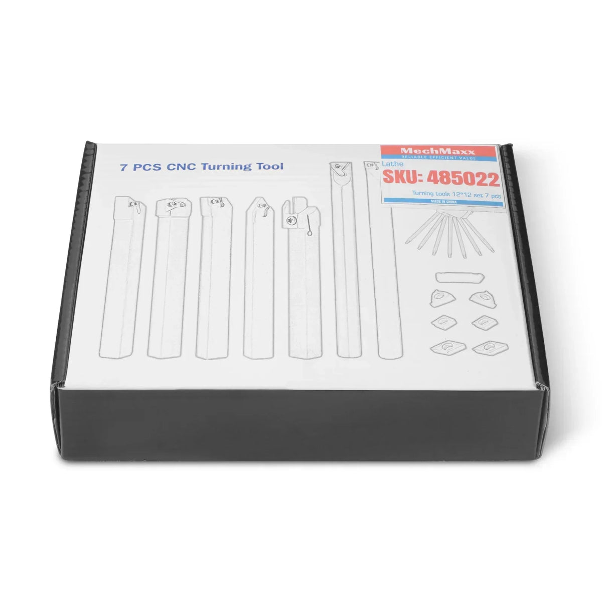Turning tools 12*12 set 7 pcs for SKU: 500005 | Model: 1030V SKU: 500006 | Model: 1030VD SKU: 500007 | Model: 1130V SKU: 500008 | Model: 1130VD SKU: 500014 | Model: 1022V SKU: 500015 | Model: 1022VD