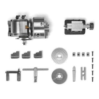BS-0 Complete Set with 125mm Chuck and Tailstock for SKU: 500202 | Model: VM25L SKU: 500203 | Model: VM25LD SKU: 500204 | Model: VM32L SKU: 500205 | Model: VM32LD