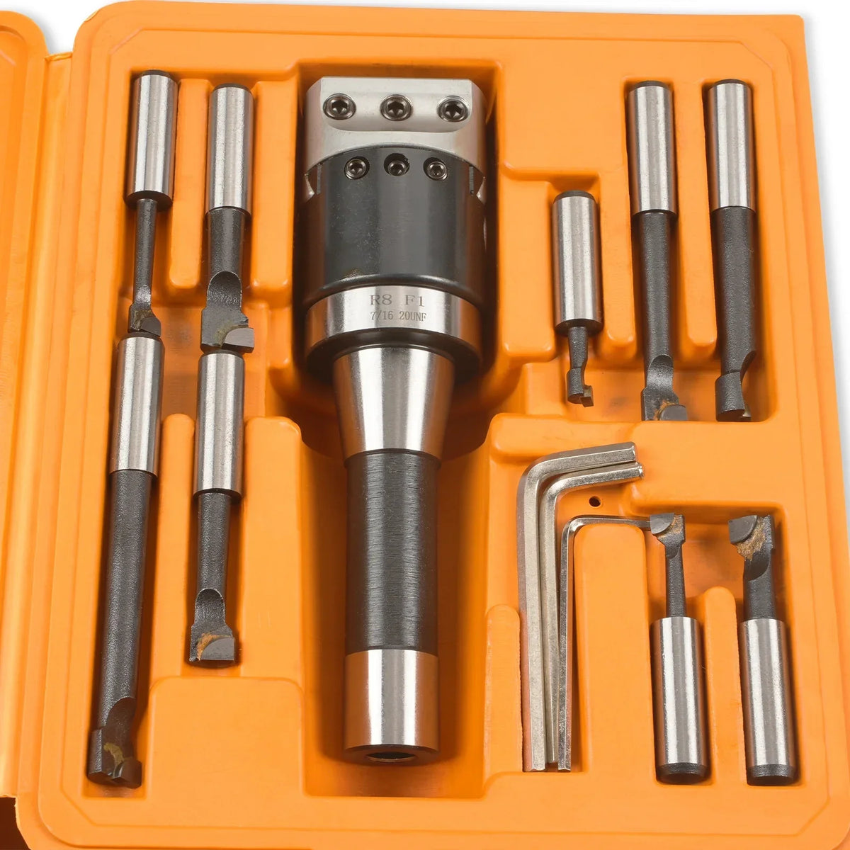 Boring Bar F1-50, R8, 9pcs12mm for SKU: 500200 | Model: VM18L SKU: 500201 | Model: VM18LD SKU: 500202 | Model: VM25L SKU: 500203 | Model: VM25LD SKU: 500204 | Model: VM32L SKU: 500205 | Model: VM32LD