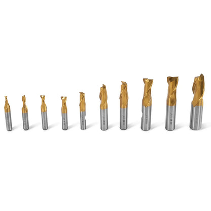 20PCS HSS END MILLS SET for SKU: 500200 | Model: VM18L SKU: 500201 | Model: VM18LD SKU: 500202 | Model: VM25L SKU: 500203 | Model: VM25LD SKU: 500204 | Model: VM32L SKU: 500205 | Model: VM32LD