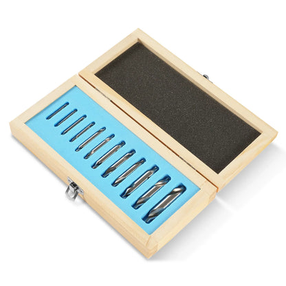 12PC HSS CENTER DRILLS SET for SKU: 500200 | Model: VM18L SKU: 500201 | Model: VM18LD SKU: 500202 | Model: VM25L SKU: 500203 | Model: VM25LD SKU: 500204 | Model: VM32L SKU: 500205 | Model: VM32LD