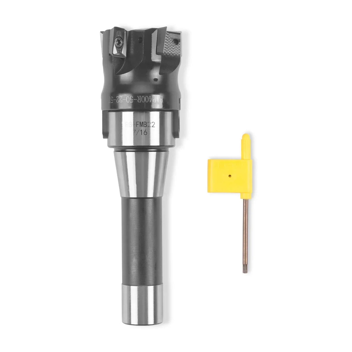 Face Cutting 400R-50-22-5T with blades+R8-FMB22  for SKU: 500200 | Model: VM18L SKU: 500201 | Model: VM18LD
