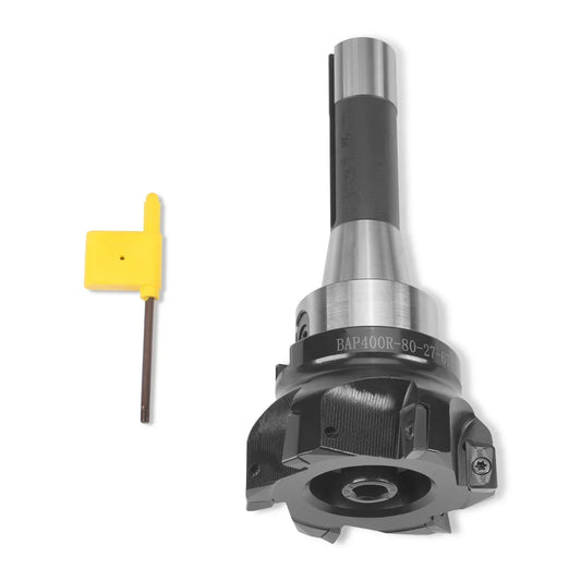 Face Cutting BAP 400R-80-27-6T with Blades+R8-FMB27 for SKU: 500204 | Model: VM32L SKU: 500205 | Model: VM32LD