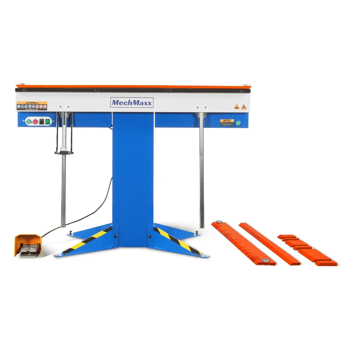 48'' Industrial Magnetic Pan and BOX Heavy Duty Sheet Metal Brake 20 Gauge Capacity Shear Press Brake,  MSMB1250E