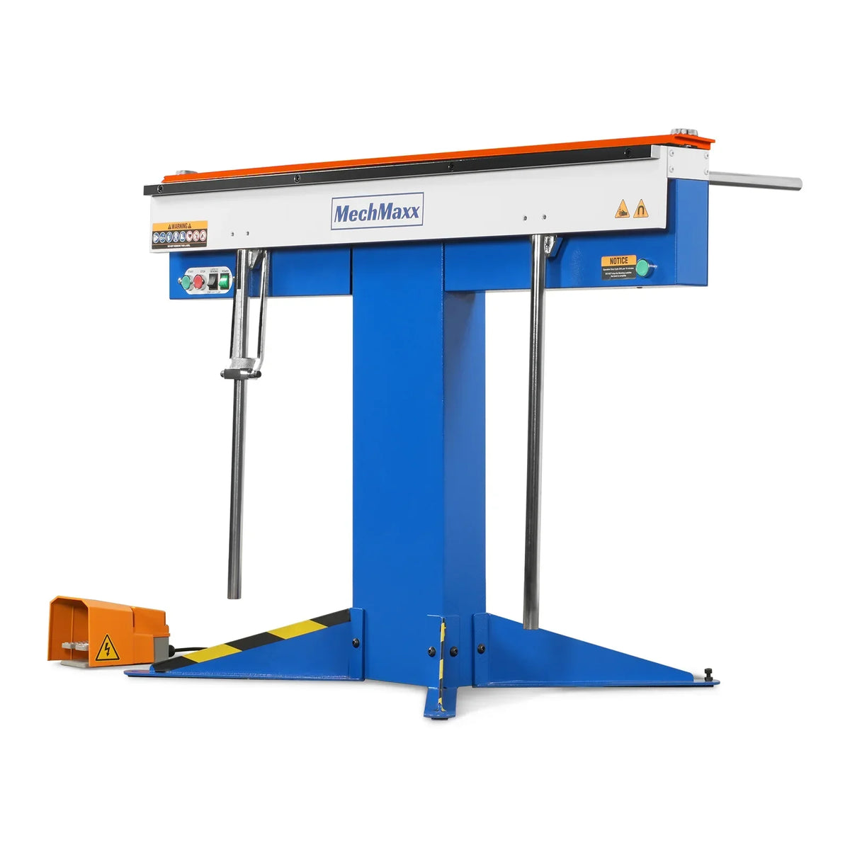48'' Industrial Magnetic Pan and BOX Heavy Duty Sheet Metal Brake 20 Gauge Capacity Shear Press Brake,  MSMB1250E