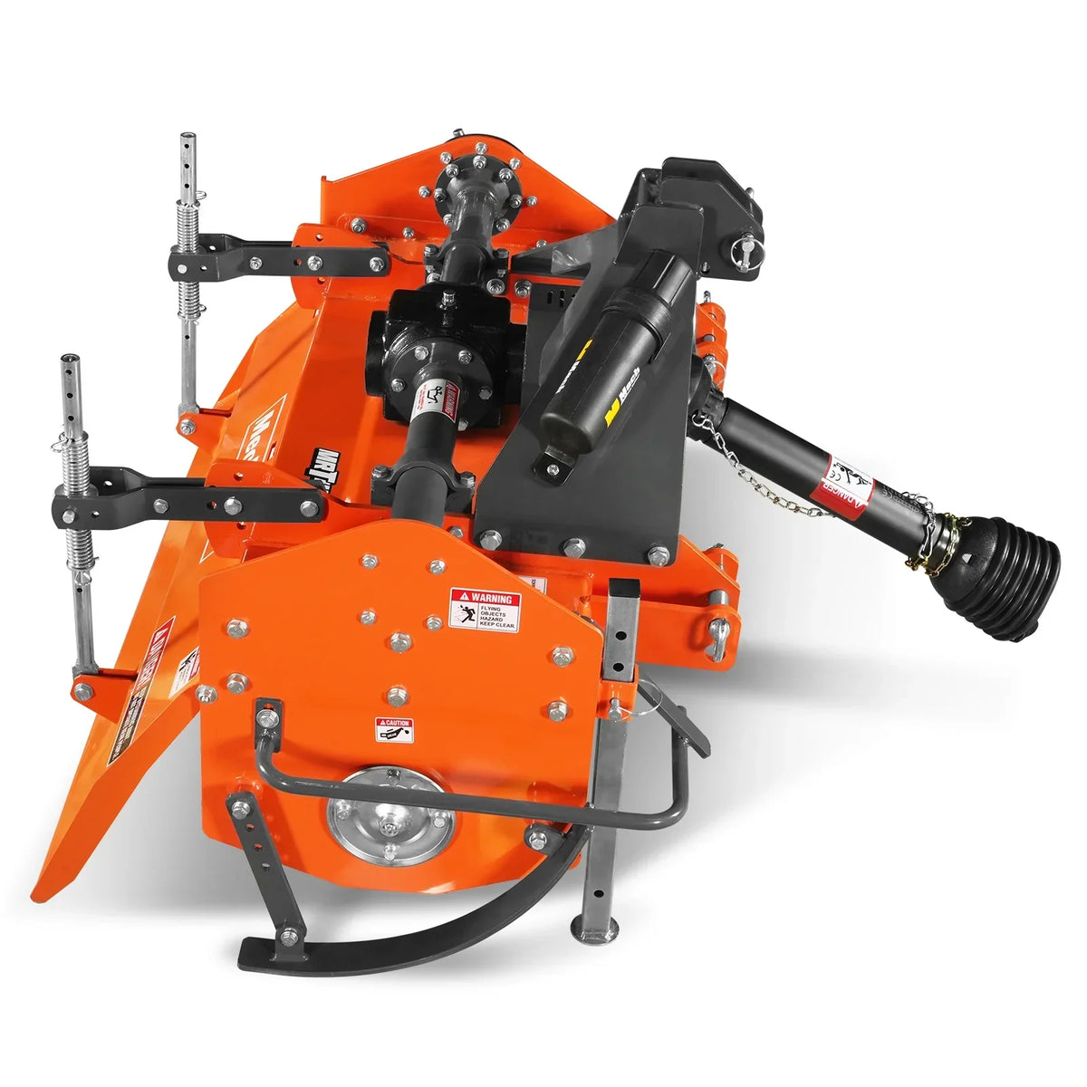 48 in Rotary Tiller,  3 Point Hitch Cat.1 & 2,  Gear Drive,  PTO Shaft Included with Slip Clutch,  25-50 HP,  MRT48