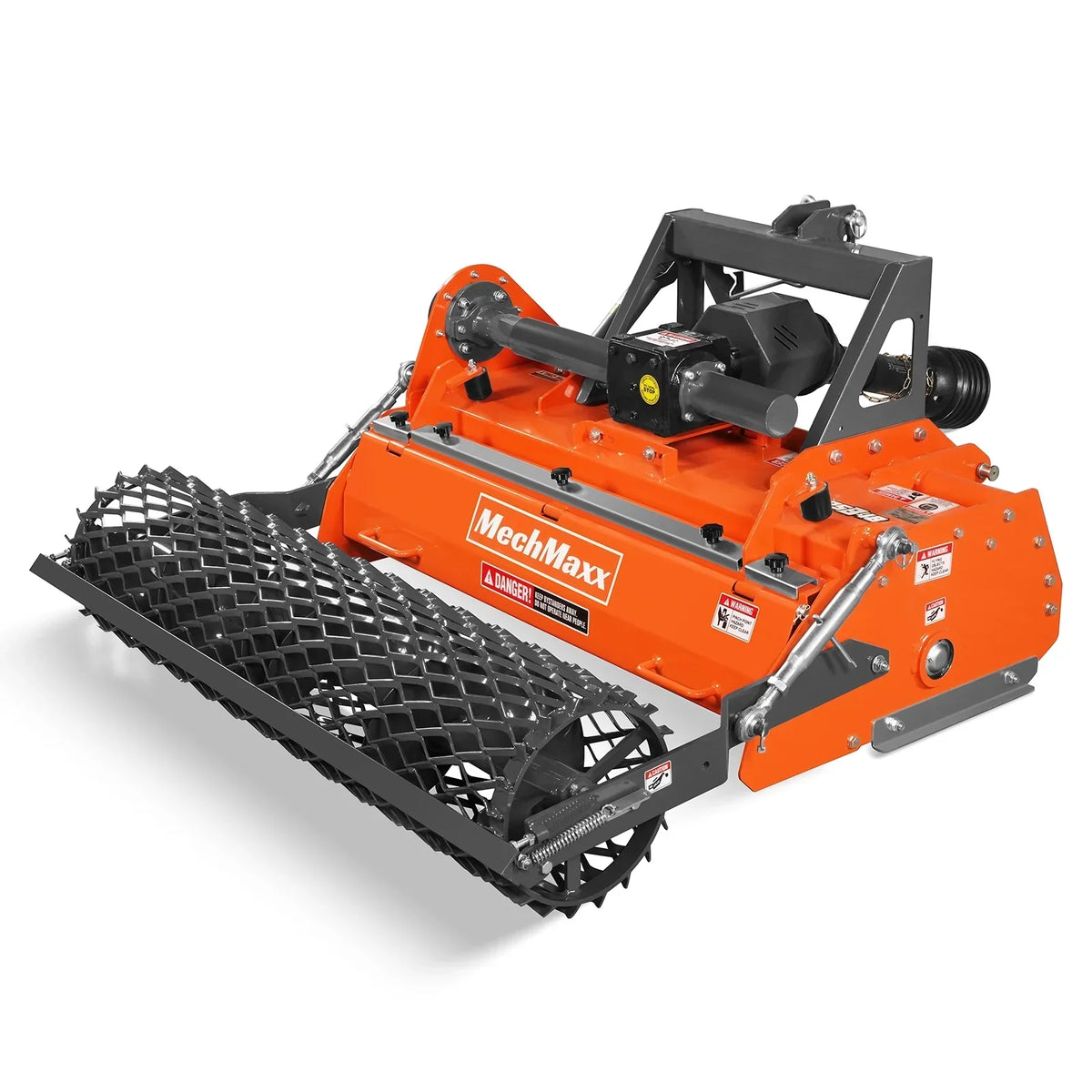 48 in Stone Burier Reverse Rotary Tiller,  3 Point Hitch Cat.1,  Chain Drive,  PTO Shaft Included with Slip Clutch,  20-45 HP,  RSB48