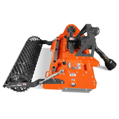 48 in Stone Burier Reverse Rotary Tiller,  3 Point Hitch Cat.1,  Chain Drive,  PTO Shaft Included with Slip Clutch,  20-45 HP,  RSB48