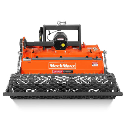 48 in Stone Burier Reverse Rotary Tiller,  3 Point Hitch Cat.1,  Chain Drive,  PTO Shaft Included with Slip Clutch,  20-45 HP,  RSB48