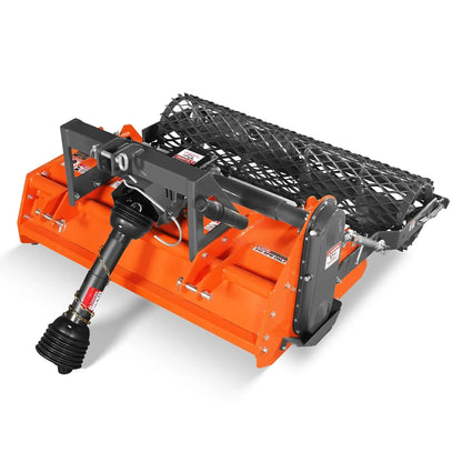 48 in Stone Burier Reverse Rotary Tiller,  3 Point Hitch Cat.1,  Chain Drive,  PTO Shaft Included with Slip Clutch,  20-45 HP,  RSB48