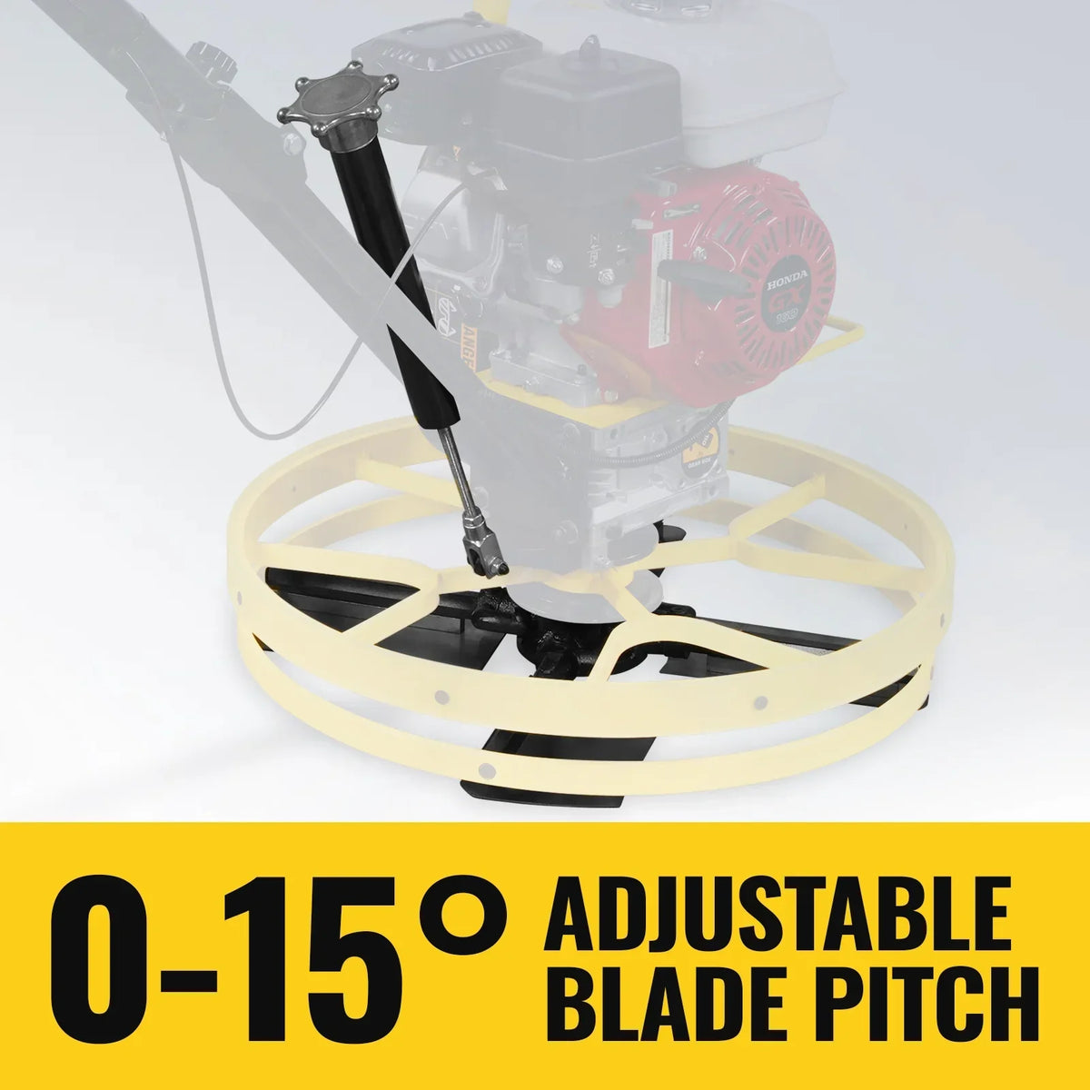 Honda GX160 23 in Walk-Behind Concrete Power Trowel with Blades and Float Pan, PT22H